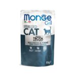 Monge Grill Feline Adulto Esterilizado sabor a Trucha - 85 g